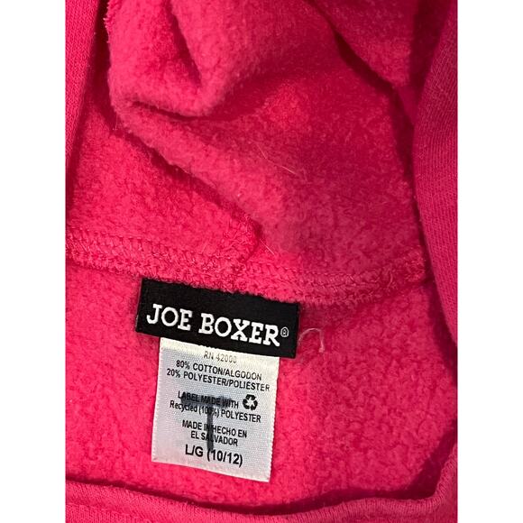 Joe Boxer Peace Pink Pullover Kids L 10-12 - Picture 3 of 3